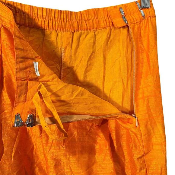 Made in India two piece embellished Top and Pants Beaded Orange Blue Sequins - Picture 14 of 14